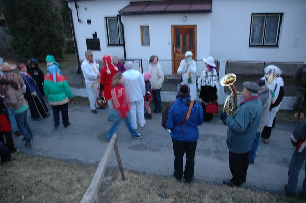 Masopustní průvod obcí 2008